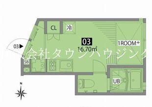 グランエッグス品川中延の物件間取画像